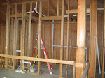 Plumbing started inside the house