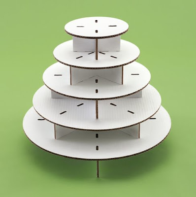 Cardboard Cupcake Tree