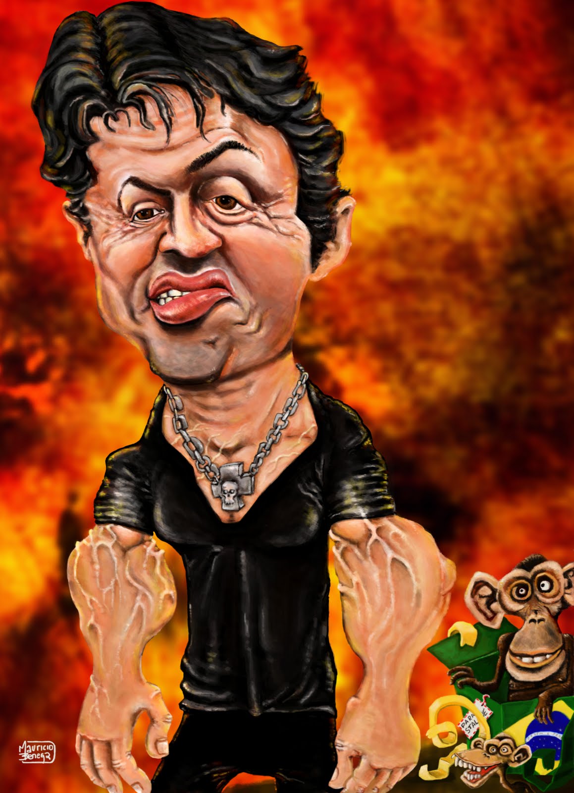 Dessins ou caricatures - Page 13 Sylvester+stallone+29