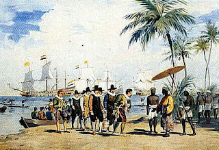 The first voyage to East Indies under Cornelis de Houtman