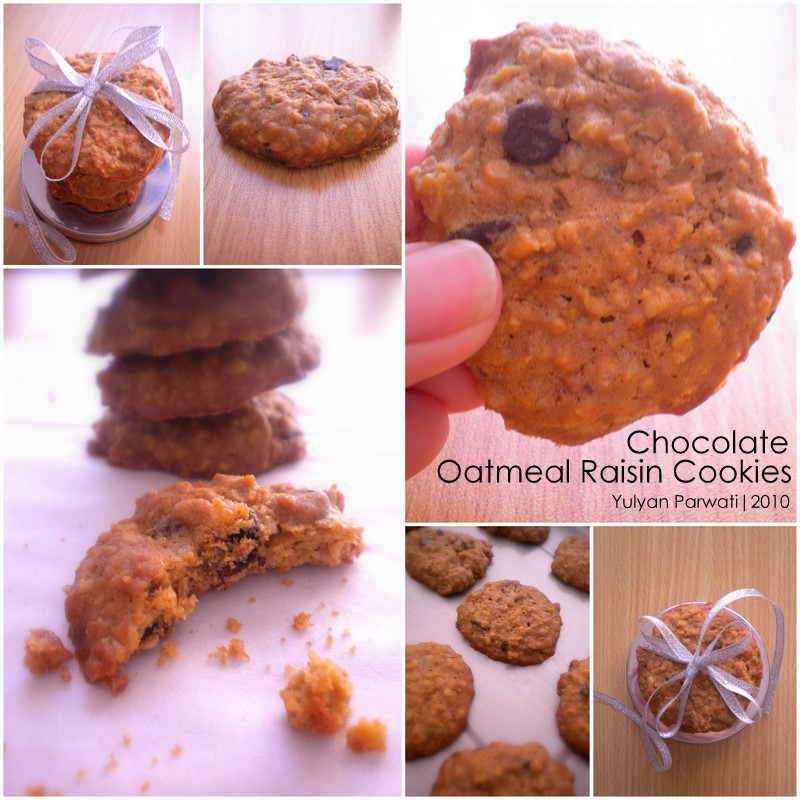 Cooking With Love Chocolate Oatmeal Raisin Cookies