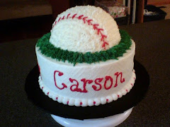 Carson's 5th Baseball Bday Cake