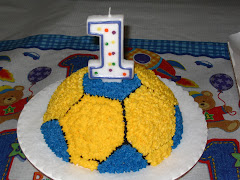 Soccer ball smash cake