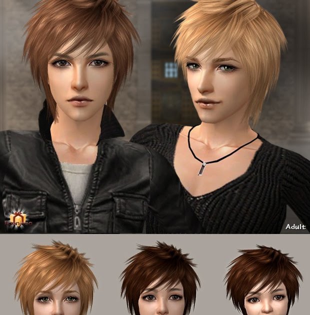 Sims Asia Raonjena Male Hair 36