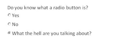 radio buttons