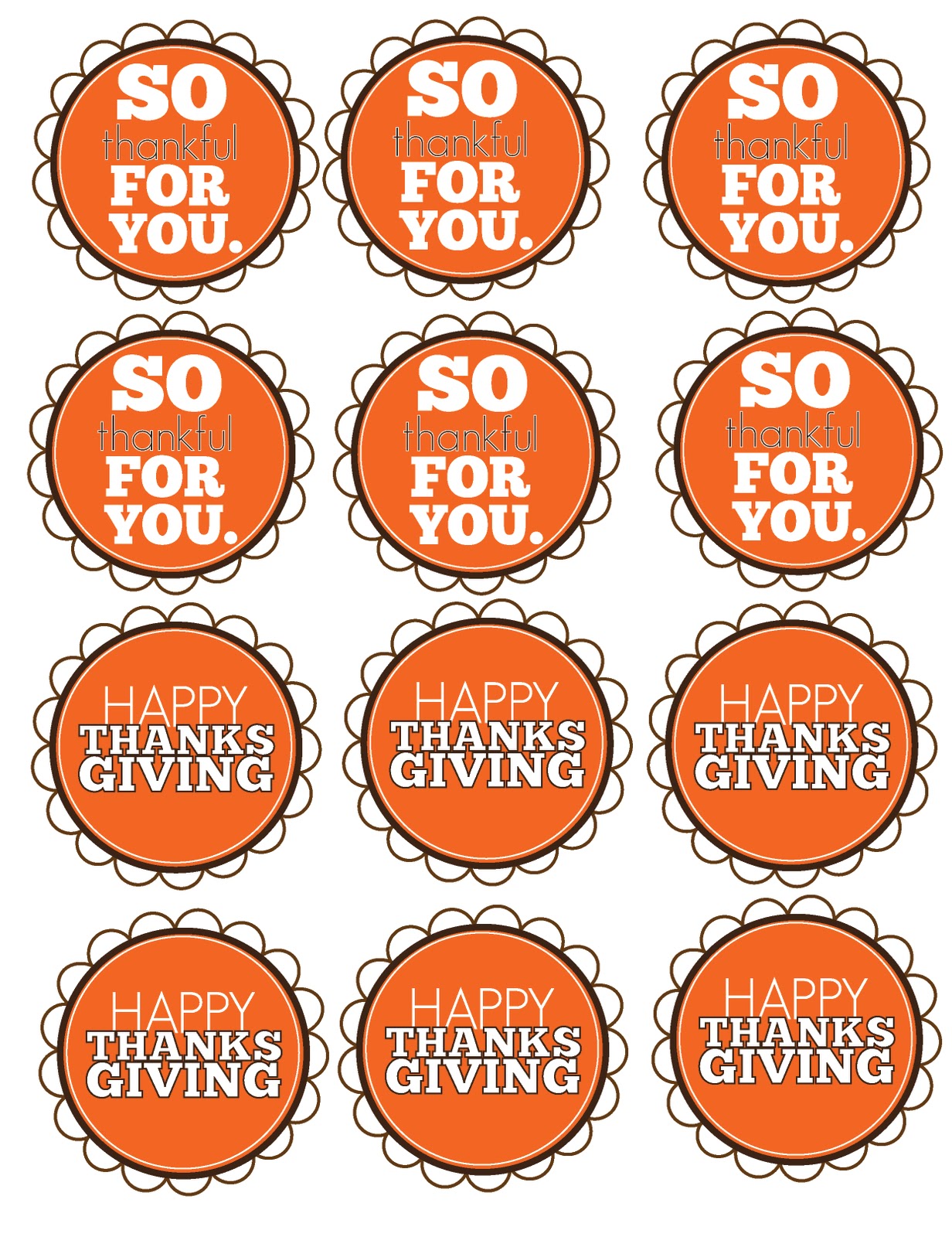 Happy Thanksgiving printable - Kiki & Company