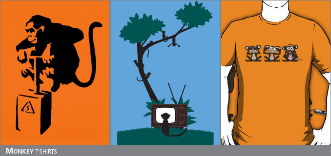 Monkey t-shirts