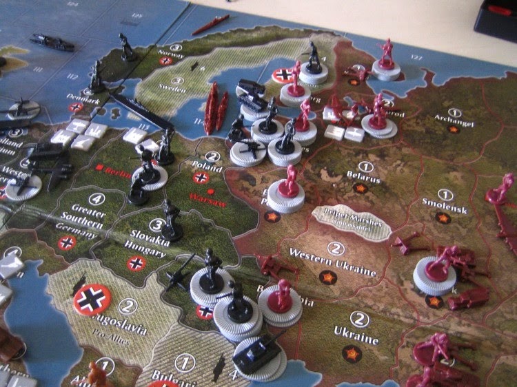Hiew's Boardgame Blog further thoughts Axis & Allies Global 1940