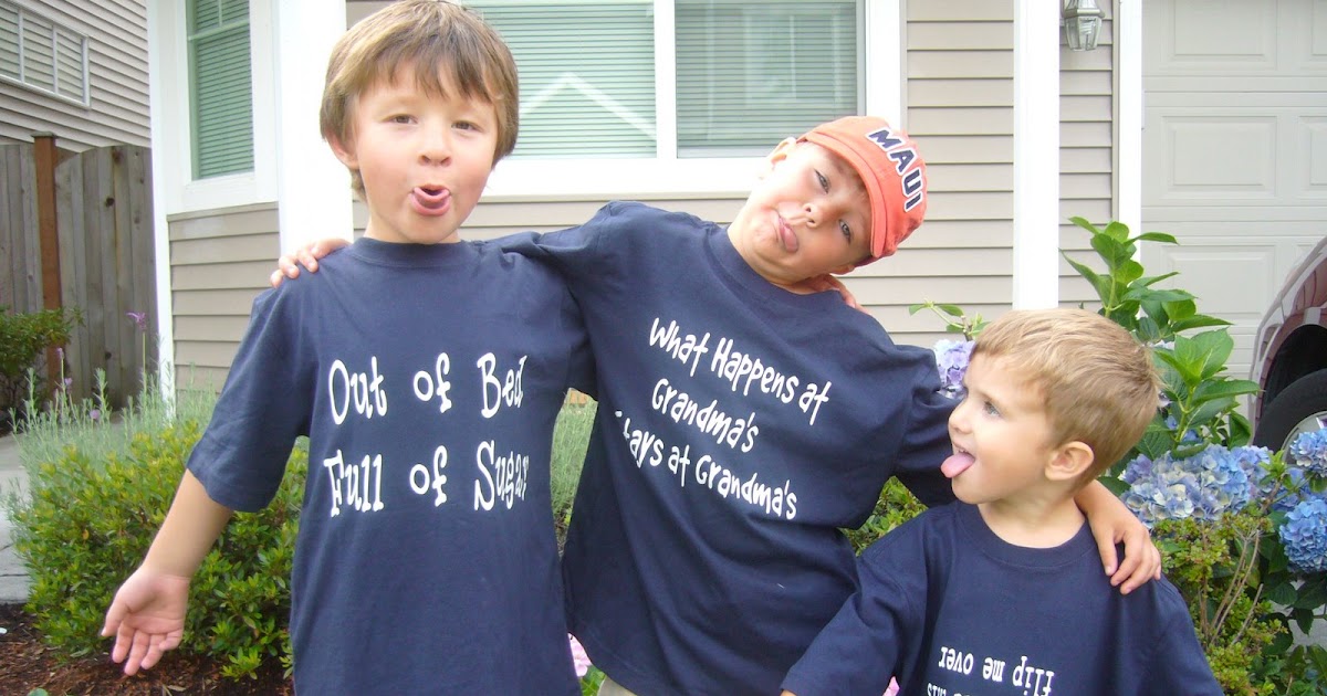 silly tshirts to make with your kids Little Birdie Secrets