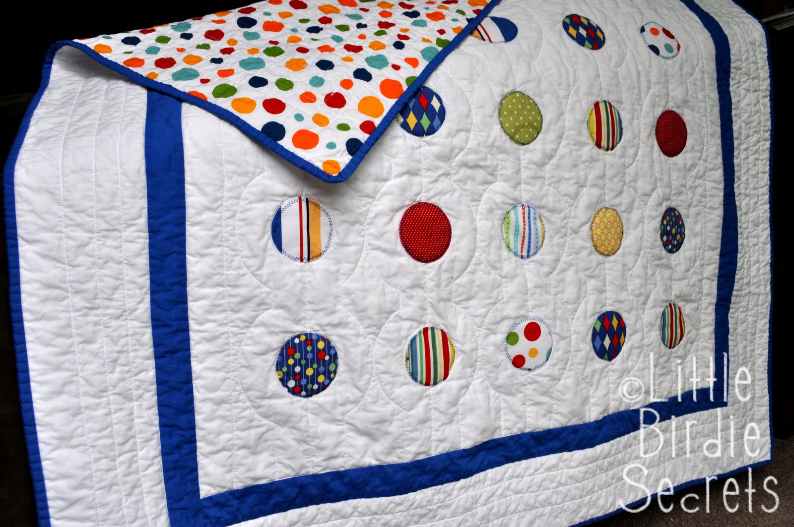 Circle applique quilt  little birdie secrets Circle applique quilt  little birdie secrets