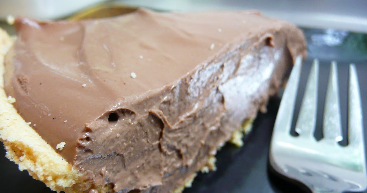 Mamatouille: silken tofu peanut-butter choco pie