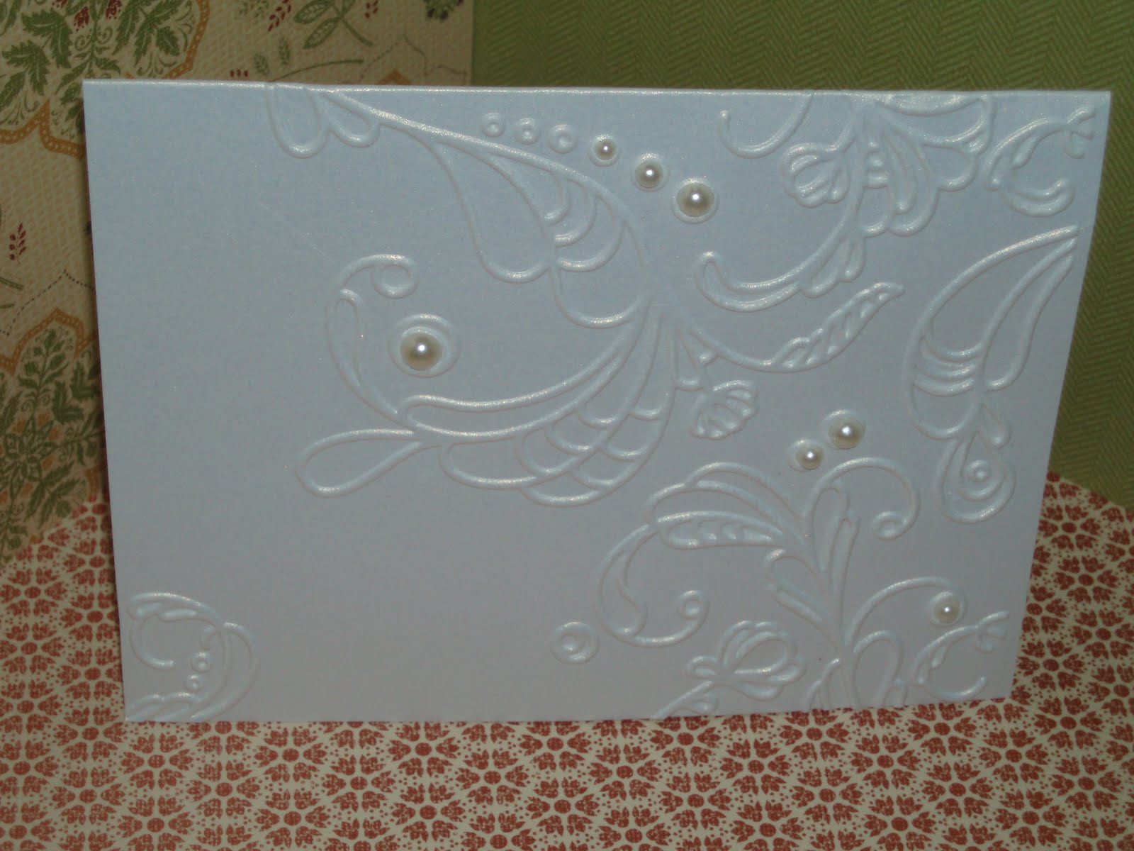 Stampin' With Elegant Lines Embossing Folder Cards