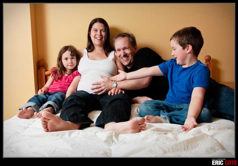 Famille Côté 26 semaines de grossesse