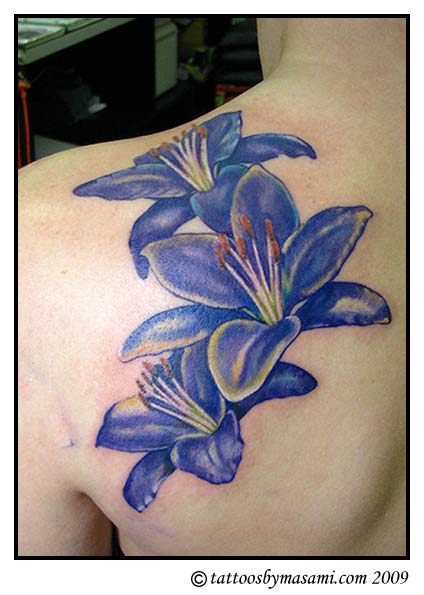And finally Girl Geek's tiger lily tattoo. Flower Tattoos Trends. Lotus.