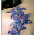 Various colors Lily Flower Tattoos
