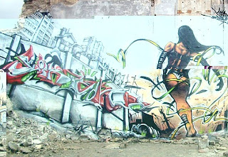 graffiti dance girls design