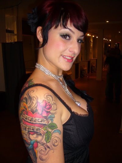Tattoos Tattoos on Tattoo Summers  Arm Tattoos For Girls   Star  Flower And Heart Tattoo