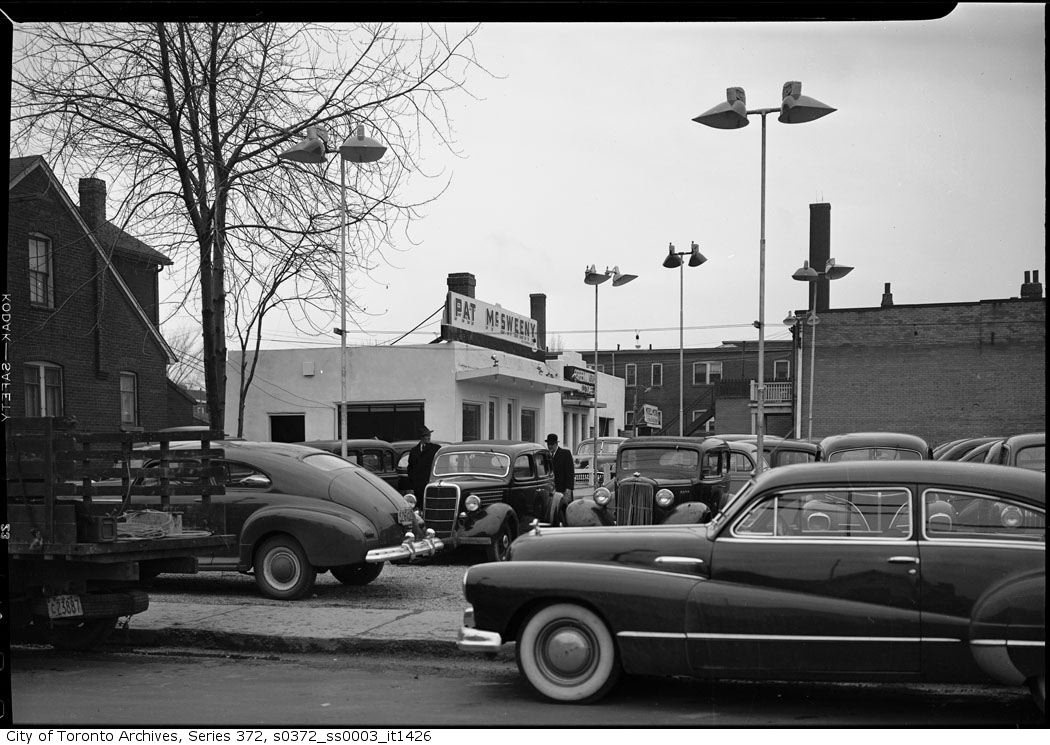 lost toronto Danforth Car Lot/Then