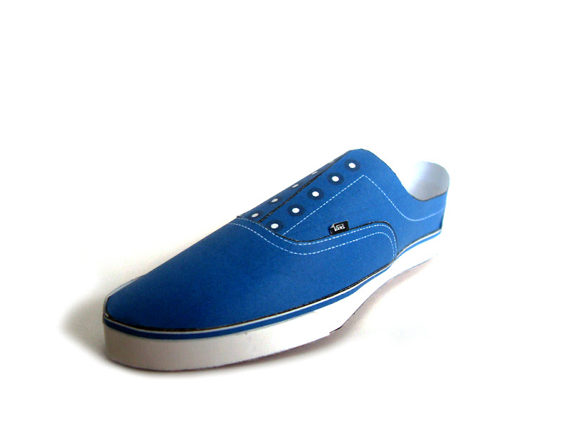 blank vans shoe