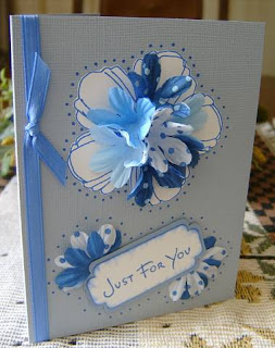 seven flower pop up card
