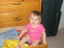 Playing in the dresser drawer