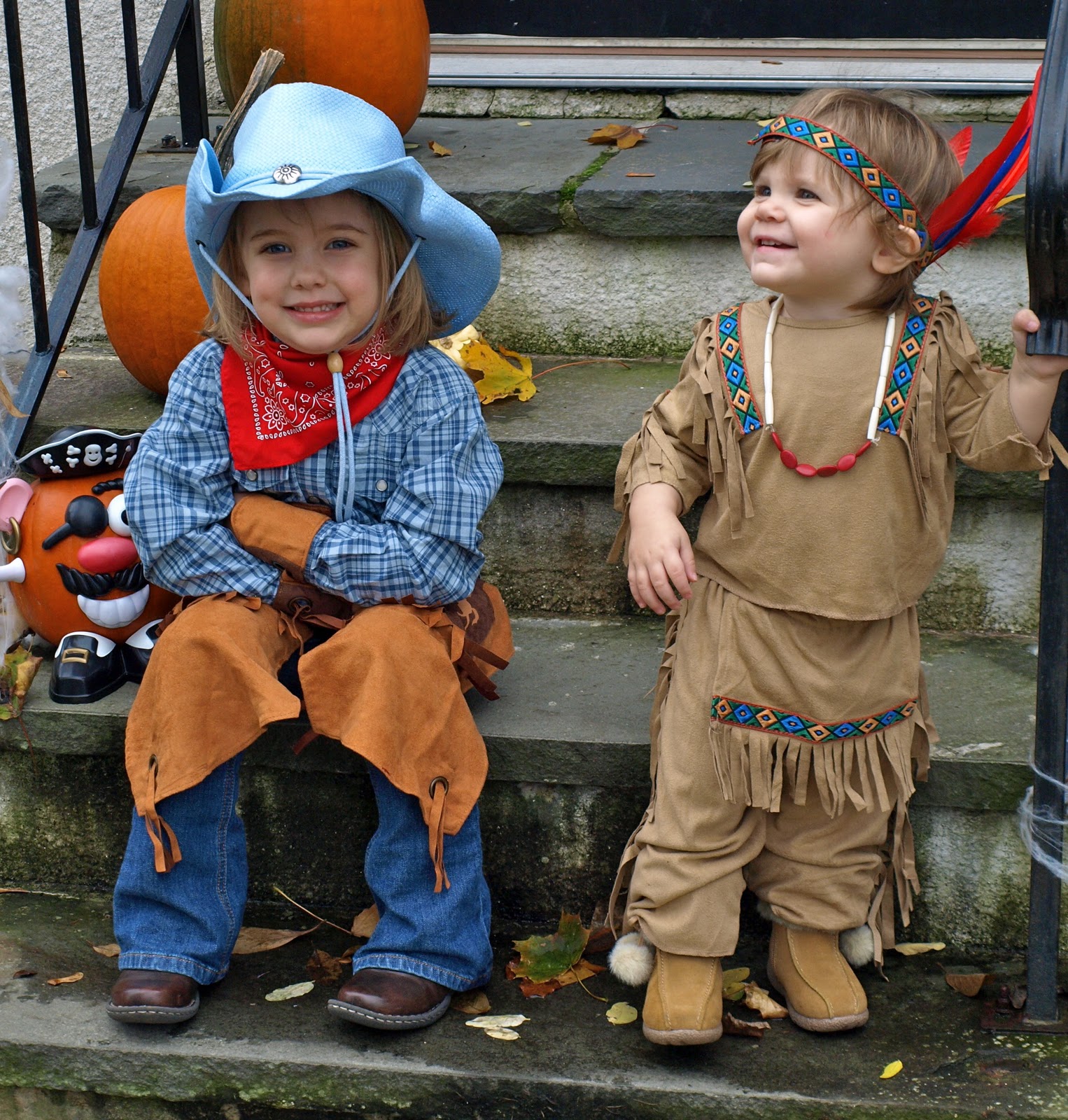 a. party style halloween costume series cowboys and indians
