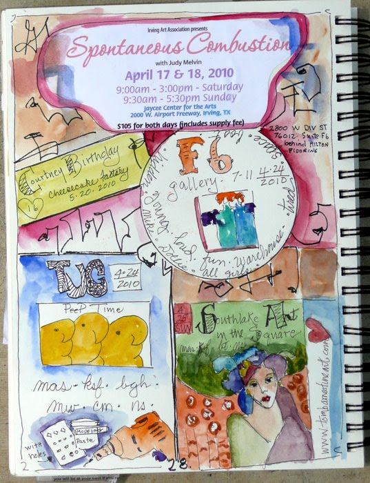 Nancy Standlee Fine Art Art Journal Love Your Life Art Journaling