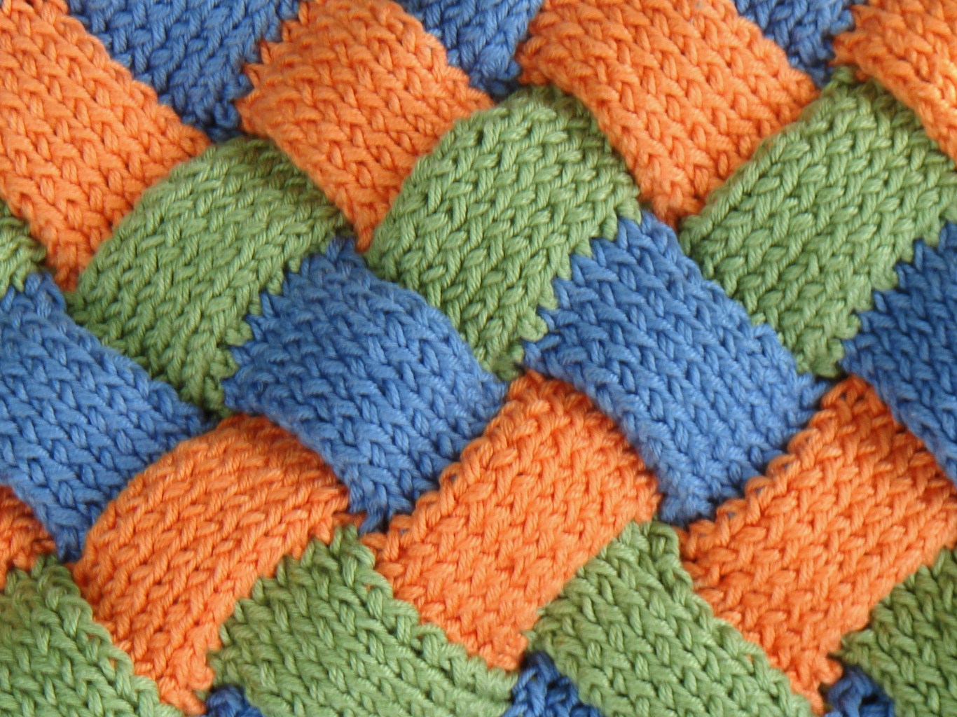 gunksdesigns Entrelac Stitch Blanket