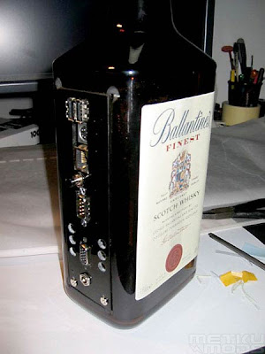 Assembling a PC in a Bottle of Whisky 