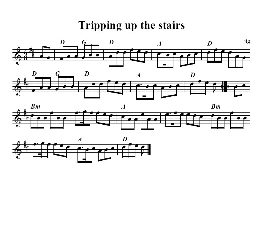 Tripping Up Stairs bouzouki gdae tripping up the stairs jig Tripping Up Stairs bouzouki gdae tripping up the stairs jig
