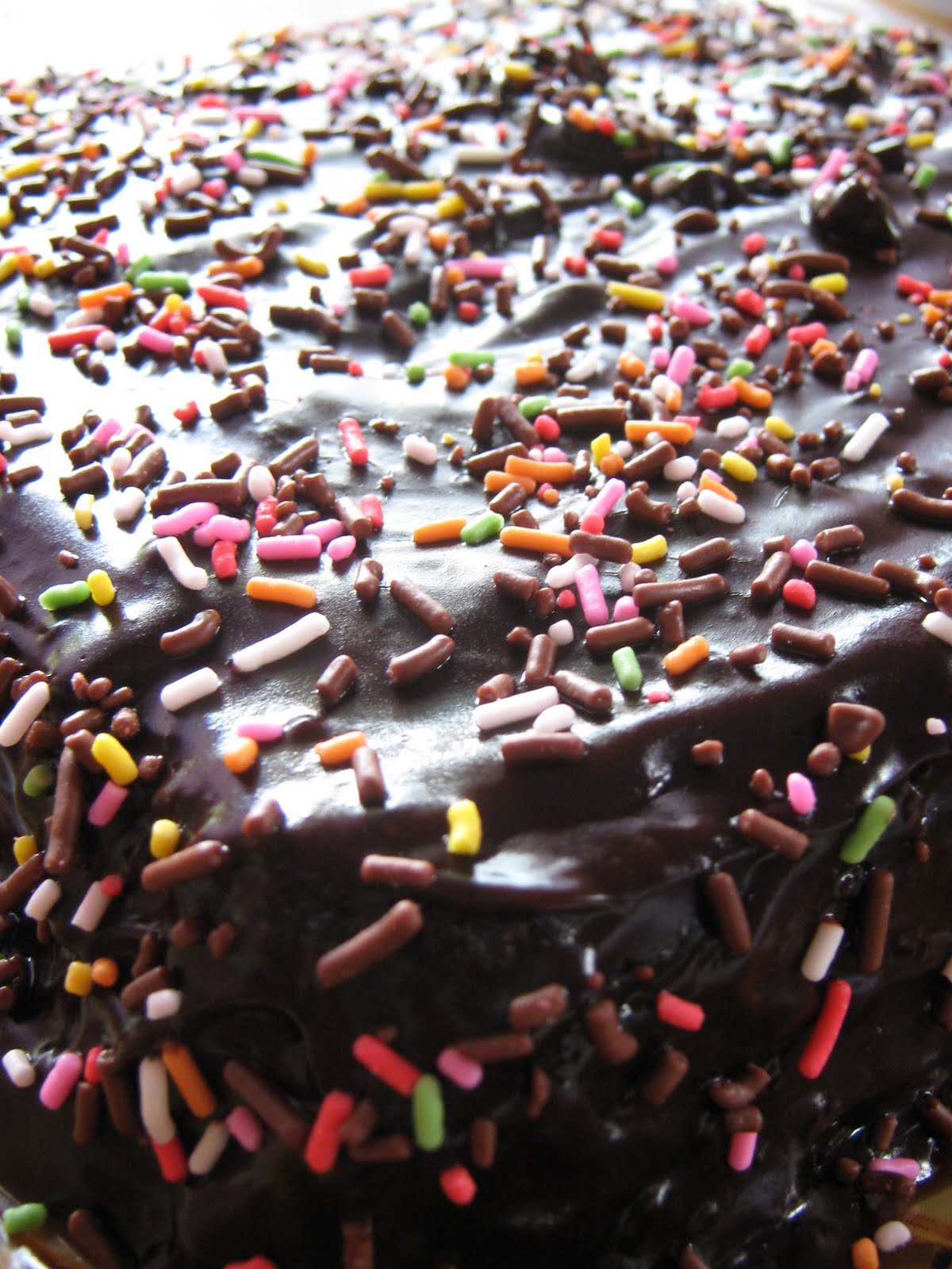 SesedaprasaHanum: kek coklat lembab deko color rice