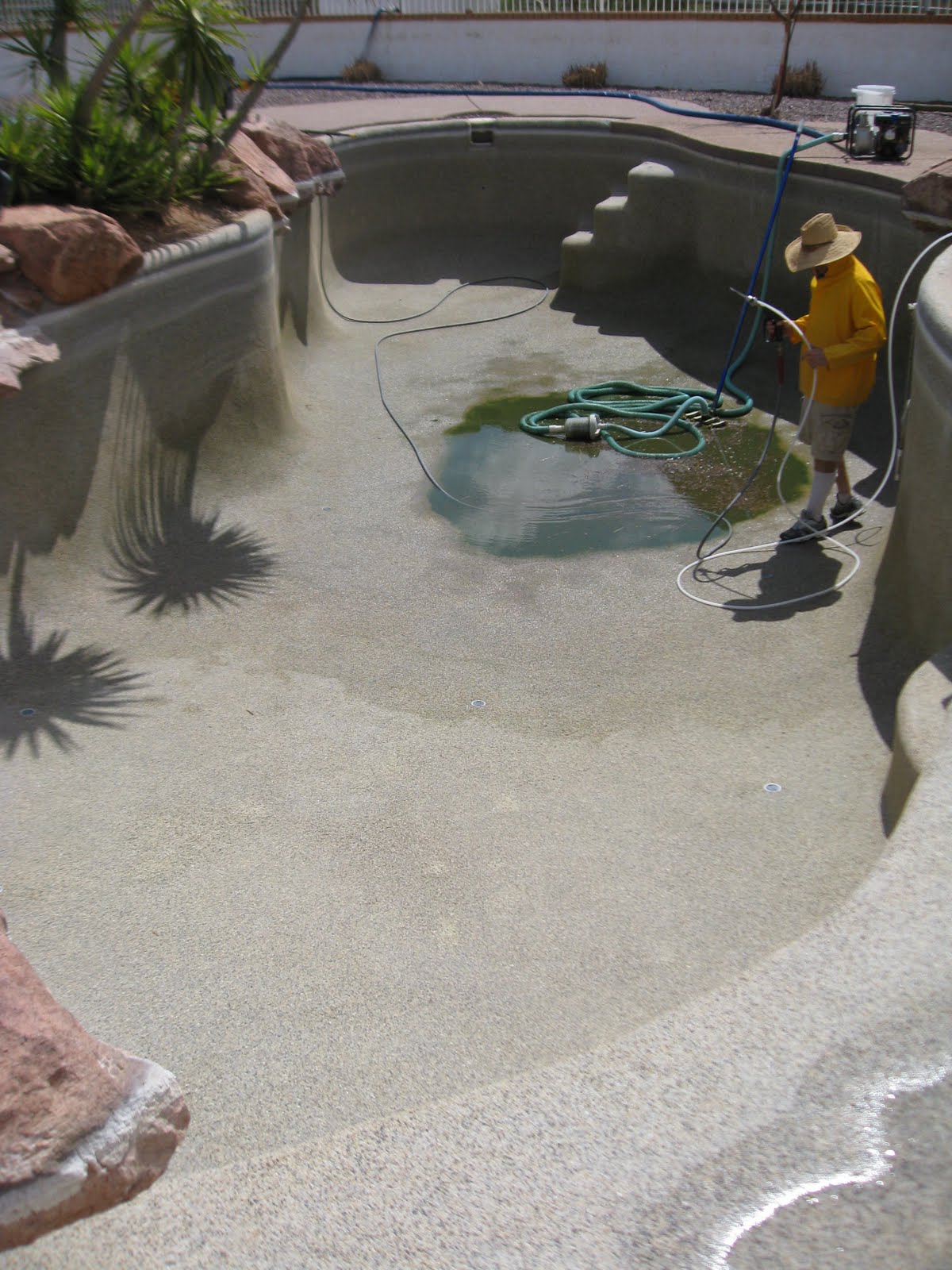 Pool Service by Pool Savers Green Pebbletec Pool