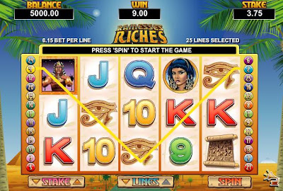 Play Ramesses Riches at Cyberslotz