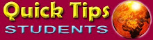 QUICK TIPS STUDENTS IPT