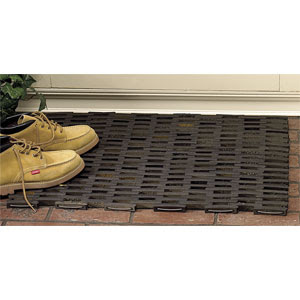 Build It Green Recycled Tire Link Doormat