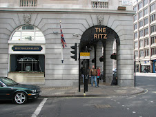 The Ritz Hotel (note the bag lady RHS of arch)