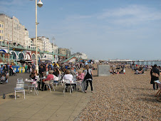 At Brighton ( note the pebbles instead of sand)