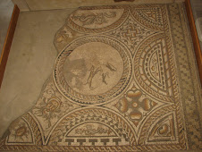 Roman mosaic floor dug up in Cirencester