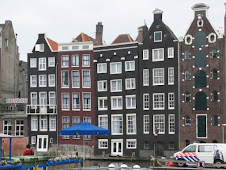 Some wonky houses in Amsterdam