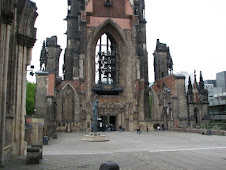 The destruction of St Nikolas in Hamburg