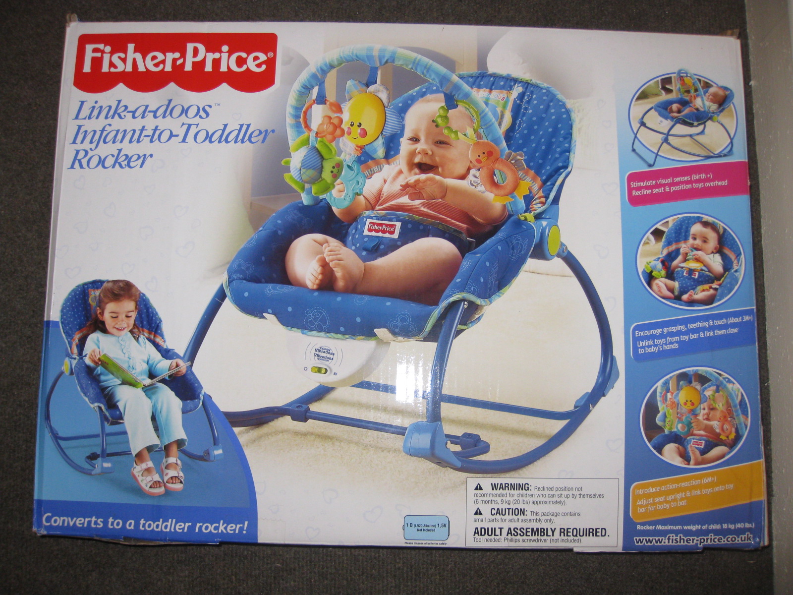Mesya & Baby Wardrobe Fisher price linkadoos infant to toddler rocker