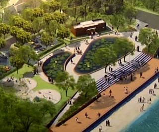 punggol promenade begins point work fishing park jetty turning include plans beach