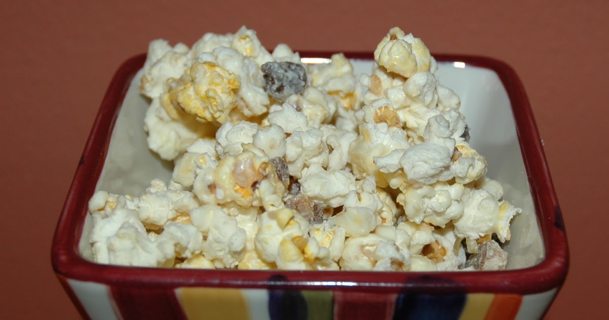 Toffee White Chocolate Popcorn