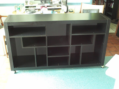 as an entertainment center