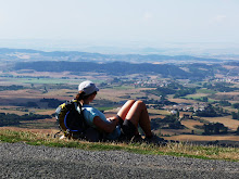 Taking a break on the Camino