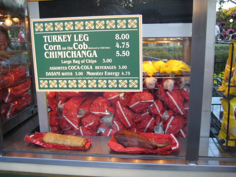 Review Disneyland Smoked Turkey Leg Brand Eating