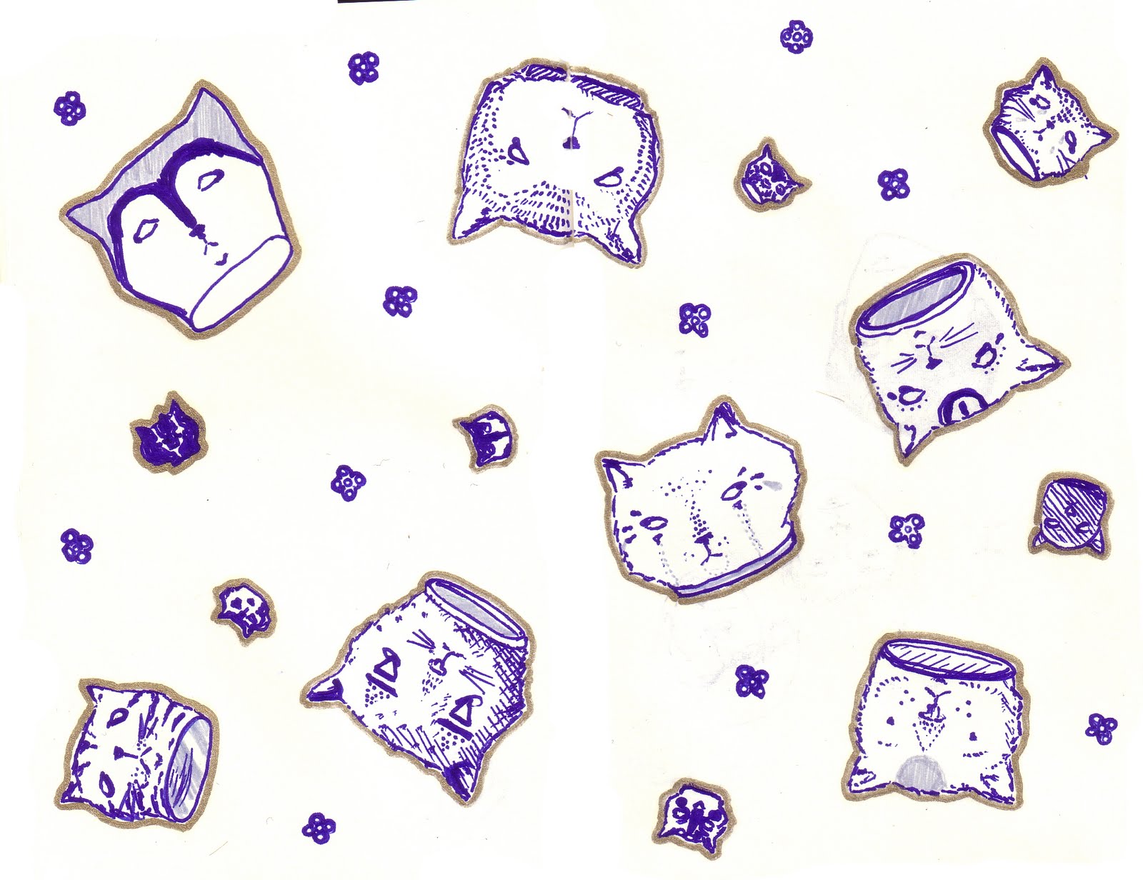 cat head template
