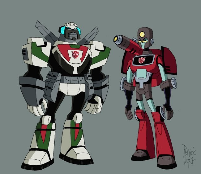Blog Modelos de Wheeljack y Perceptor para TF Animated