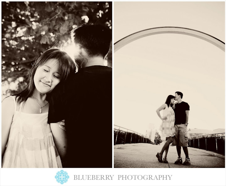 giants at&t park san francisco engagement session photographer