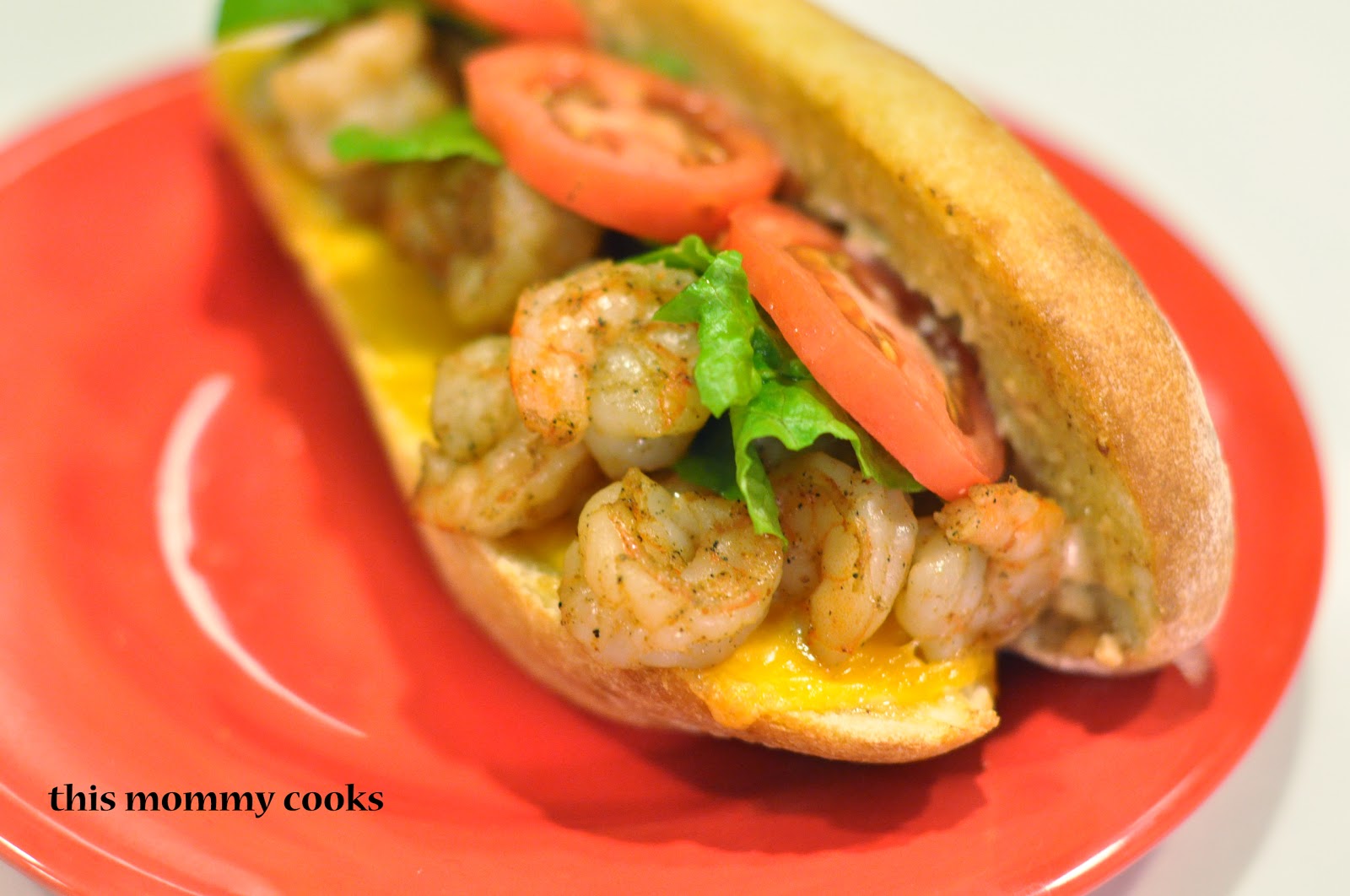 This Mommy Cooks Spicy Shrimp Poboys